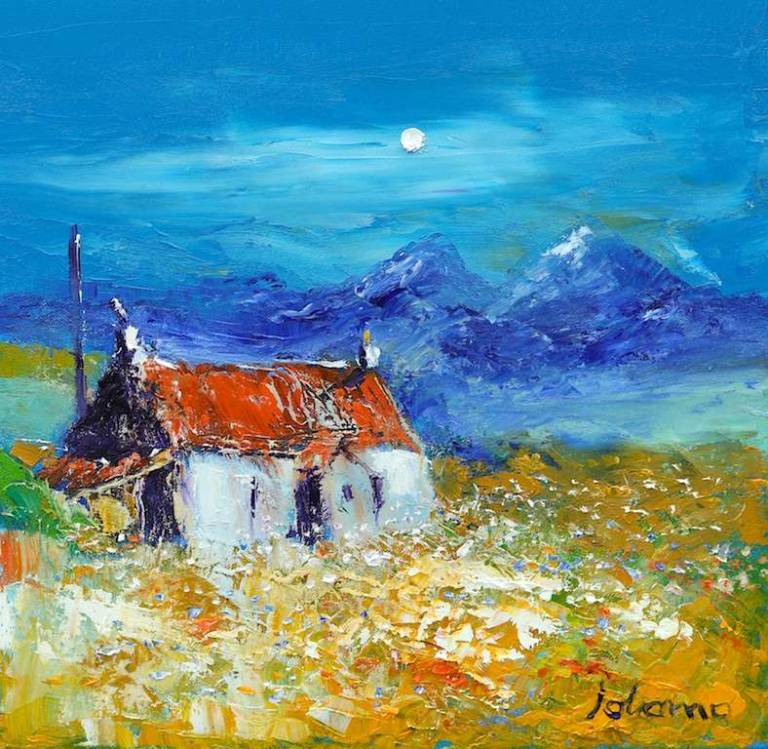 Brokendown croft Isle of Jura 12x12 - John Lowrie Morrison