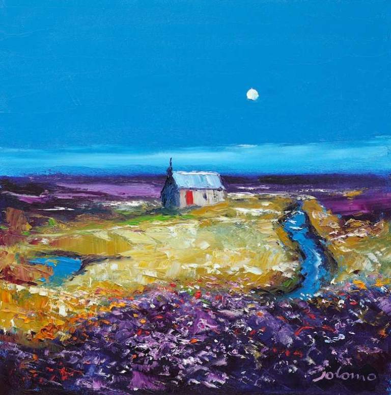 Bothy Isle of Lewis 16x16 - John Lowrie Morrison