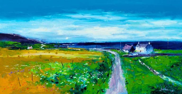 Lower Kilchattan Isle of Colonsay 16x30 - John Lowrie Morrison