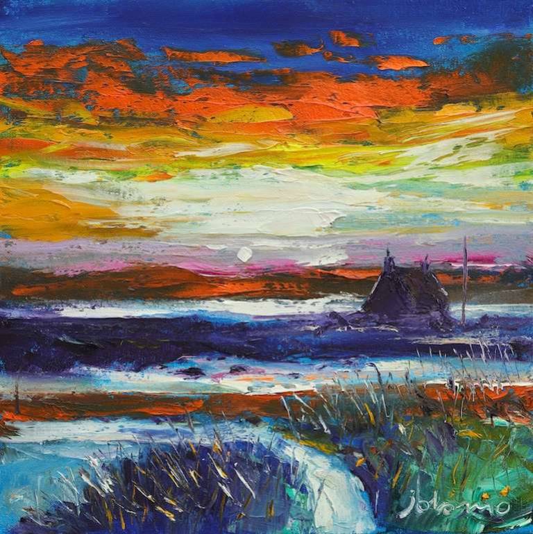 Morninglight North Uist 12x12 - John Lowrie Morrison