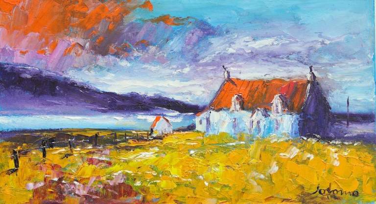 Rusty roof Isle of Lewis 10x18 - John Lowrie Morrison