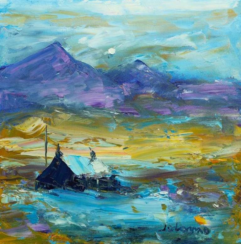 Ben More Isle of Mull 12x12 - John Lowrie Morrison