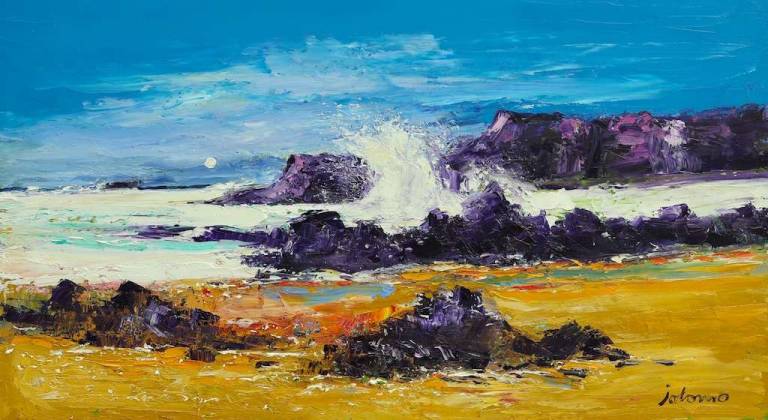Mangersta Beach Isle of Lewis 18x32 - John Lowrie Morrison