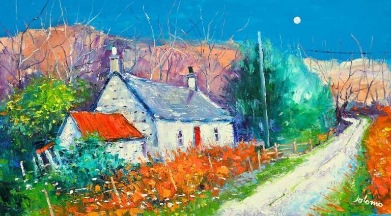 Autumnlight Dunrostan 18x32 - John Lowrie Morrison