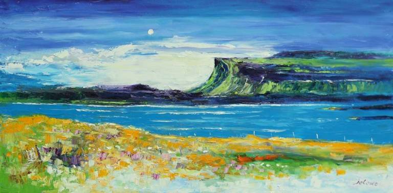 The Burg Evening summerlight 20x40 - John Lowrie Morrison