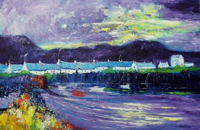 Ellenabeich of the Slate Isles 40x60 - John Lowrie Morrison