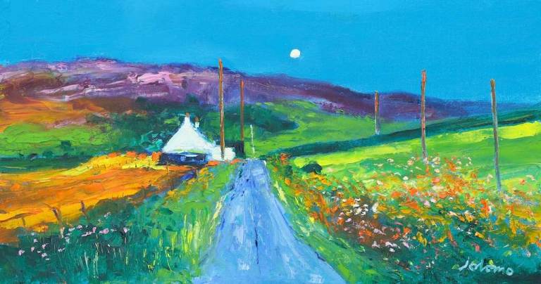 A croft South Kintyre 16x30 - John Lowrie Morrison