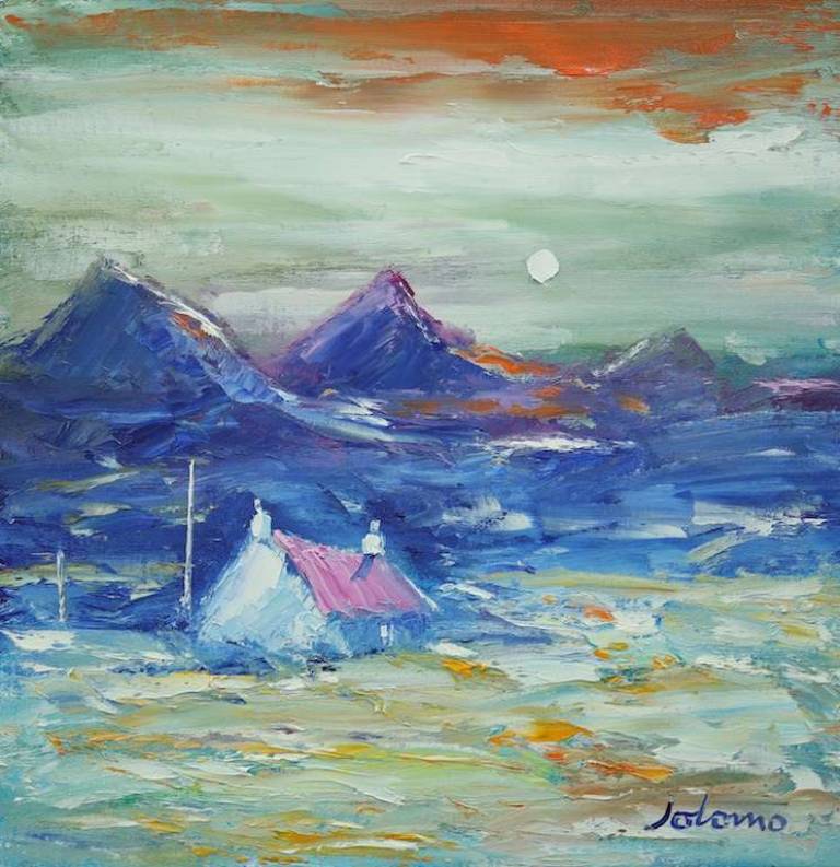 Ben More Isle of Mull 16x16 - John Lowrie Morrison