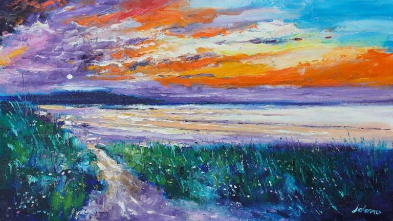 Eveninglight Isle of Islay 18x32 - John Lowrie Morrison