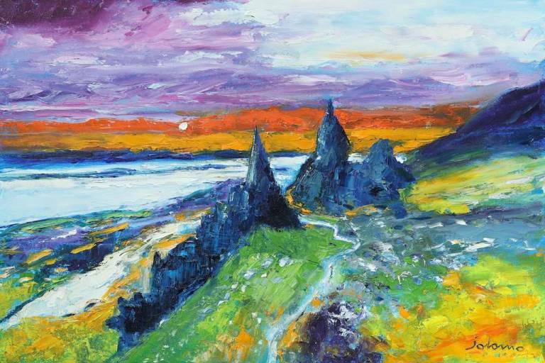 The Old Man of Storr Isle of Skye 20x30 - John Lowrie Morrison