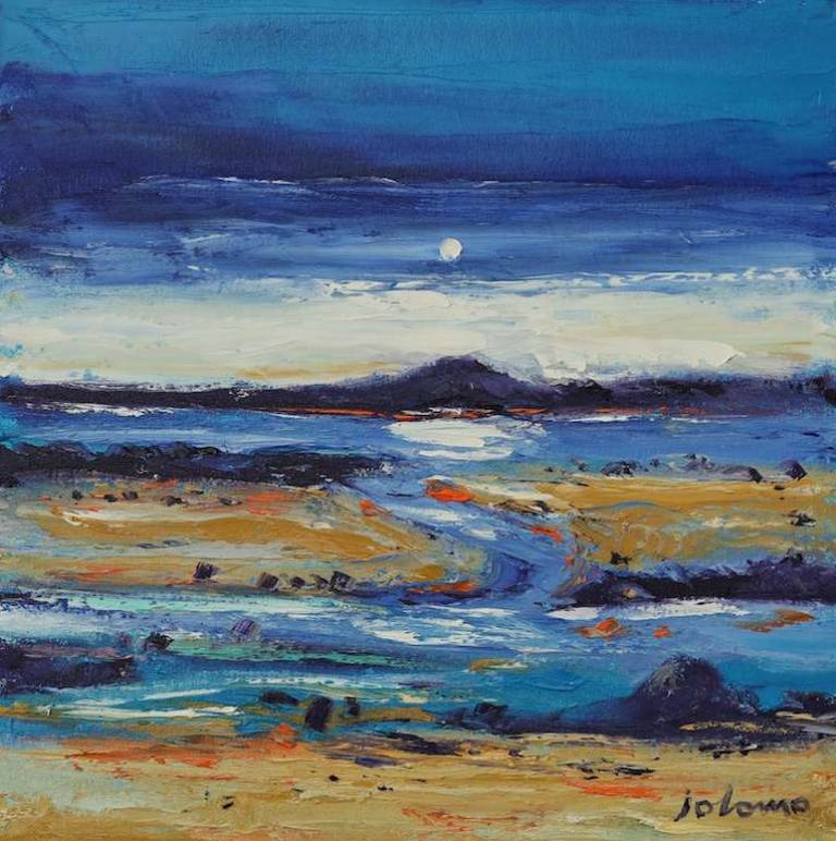 Moonrise on the East Neuk 16x16 - John Lowrie Morrison