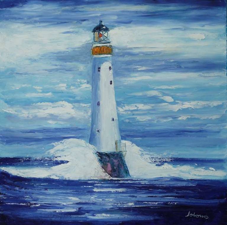 A good swell on the Bell Rock Angus 30x30 - John Lowrie Morrison