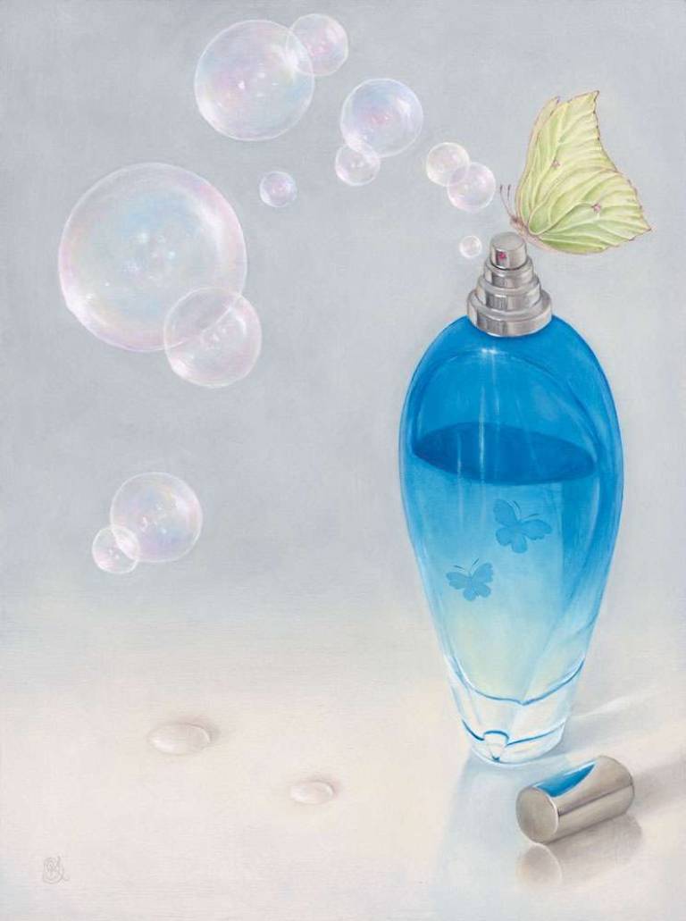 Perfume Bottle & Bubbles - Dawn Kay