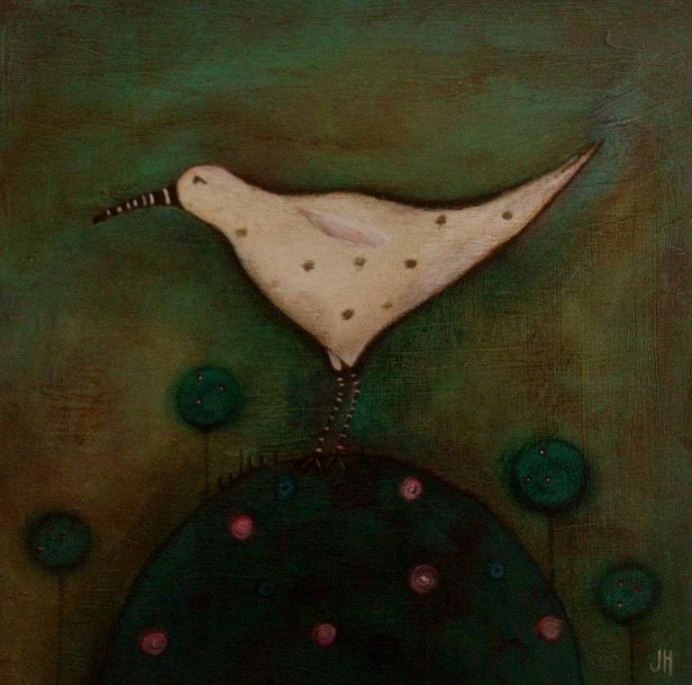 Bird In A Rose Garden (SOLD) - Jackie Henderson 