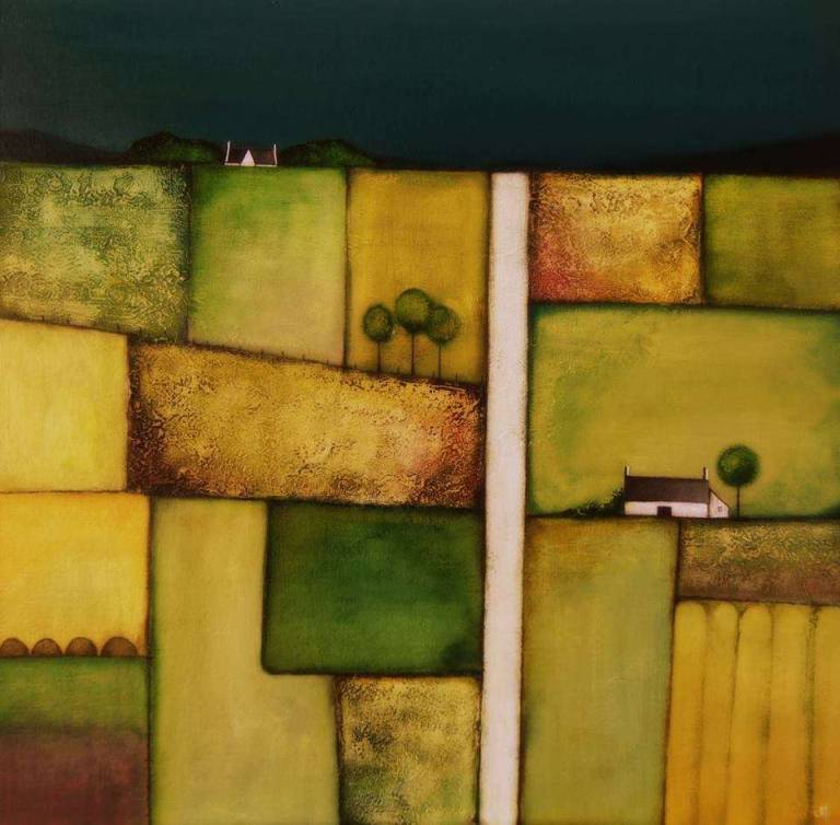Patchwork Fields In Angus (SOLD) - Jackie Henderson 