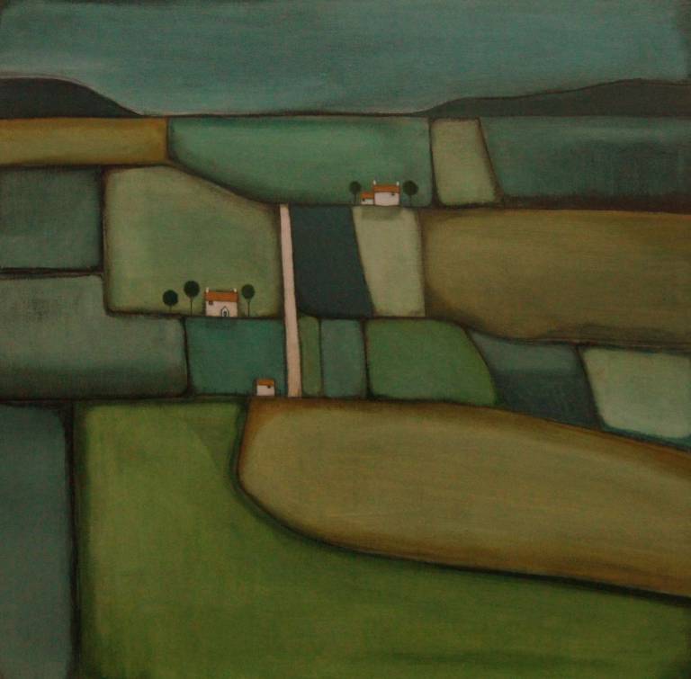 A Patchwork Of Fields (SOLD) - Jackie Henderson 