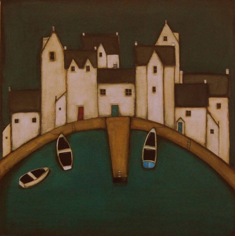 Houses Blind As Moles (SOLD) - Jackie Henderson 