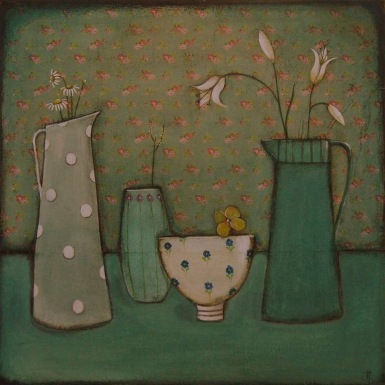 One Yellow Pansie (SOLD) - Jackie Henderson 