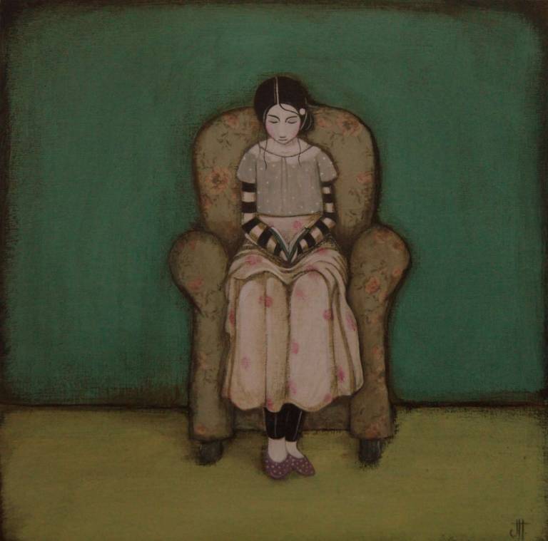 The Book Lover (SOLD) - Jackie Henderson 