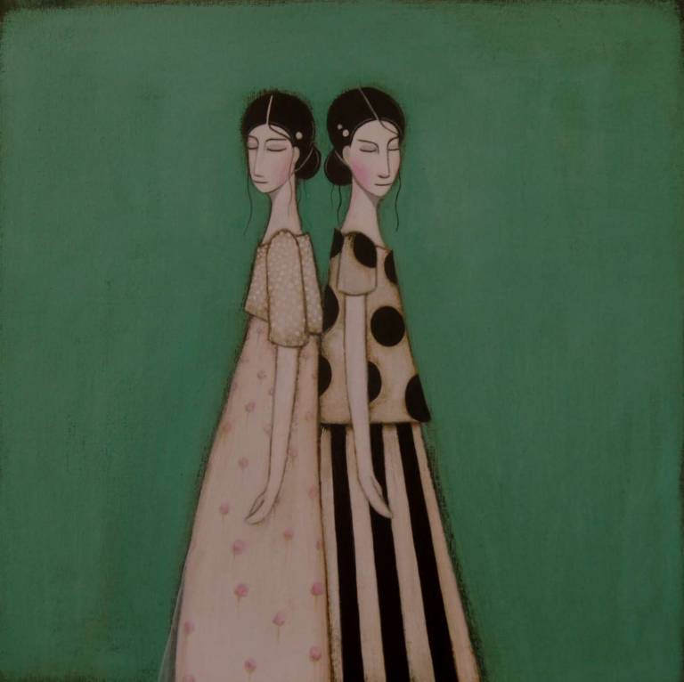 Betty And Doris All Dressed Up With Nowhere To Go (SOLD) - Jackie Henderson 