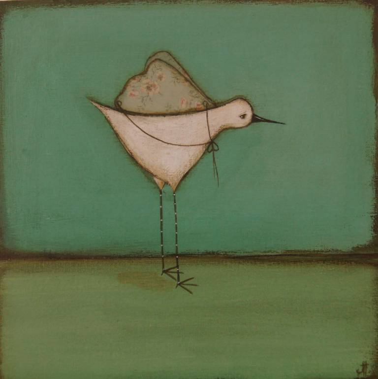Bird In Patchwork Wings (SOLD) - Jackie Henderson 