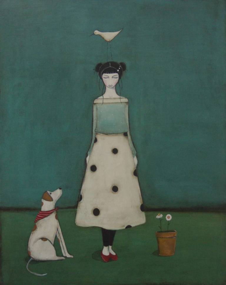 Gardening With Molly (SOLD) - Jackie Henderson 