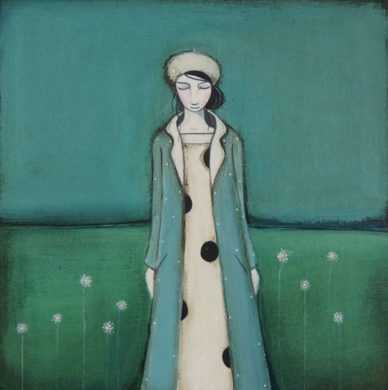 Among Queen Anne Lace (SOLD) - Jackie Henderson 