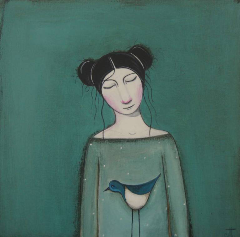 The Bluebird Of Happiness (SOLD) - Jackie Henderson 