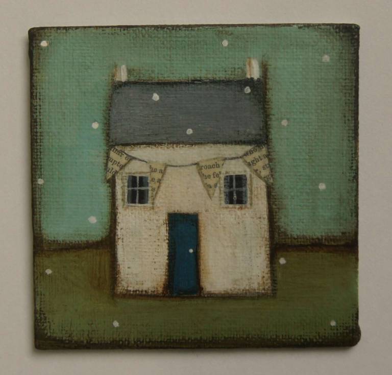A Wee Winter House (SOLD) - Jackie Henderson 