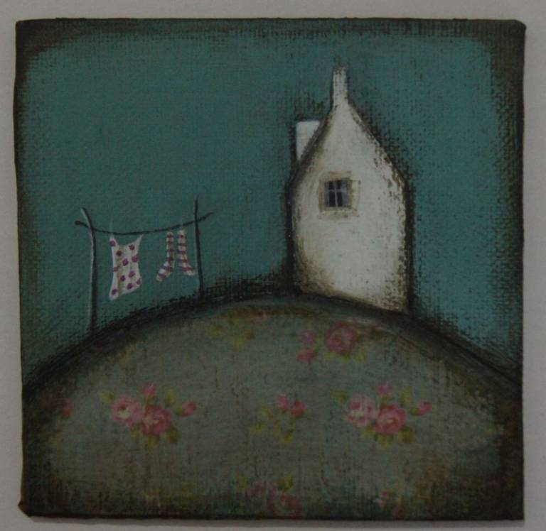 Wash Day At Rosebud Cottage (SOLD) - Jackie Henderson 