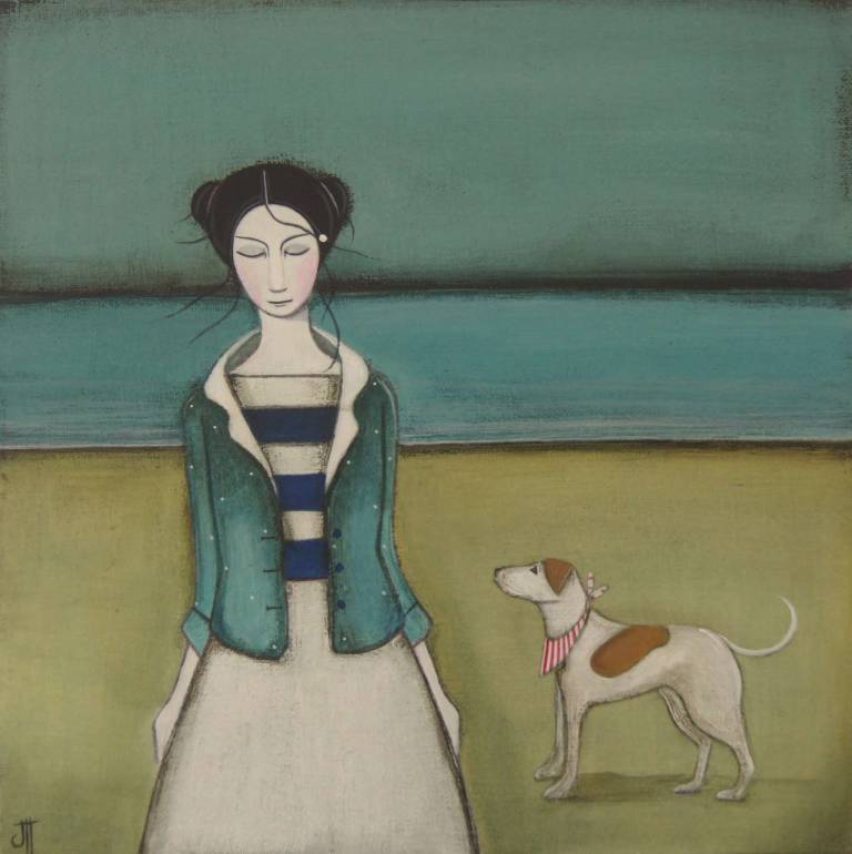Living By Sea With Rosie (SOLD) - Jackie Henderson 