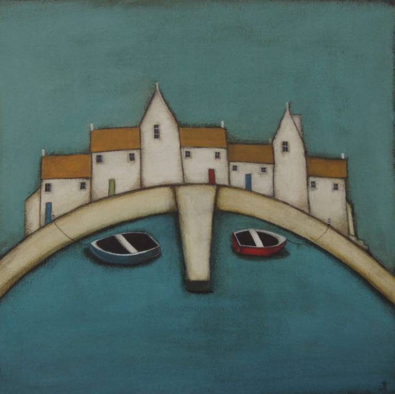 Fishing Boat Bobbing Sea (SOLD) - Jackie Henderson 