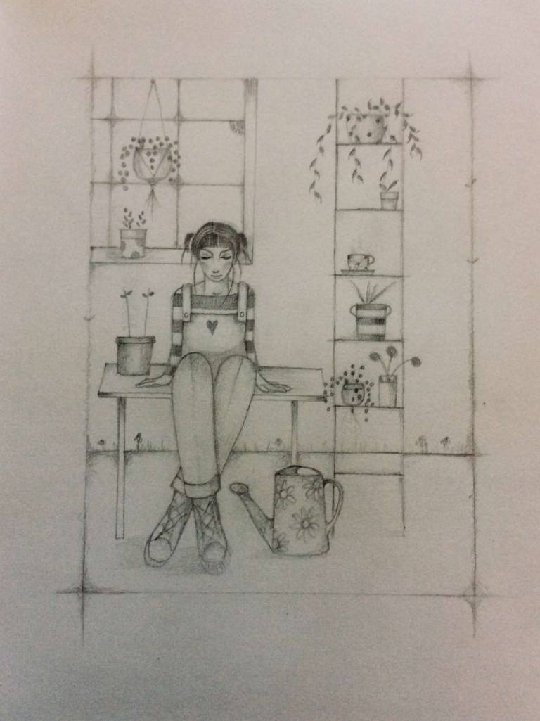The Gardening Goddess (SOLD) - Jackie Henderson 