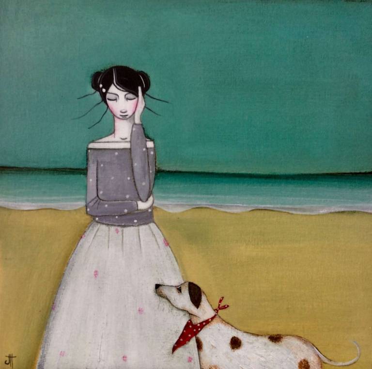 Living By The Sea With Poppy (SOLD) - Jackie Henderson 
