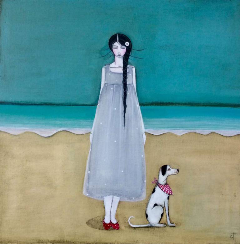 A Quiet Walk With Molly (SOLD) - Jackie Henderson 