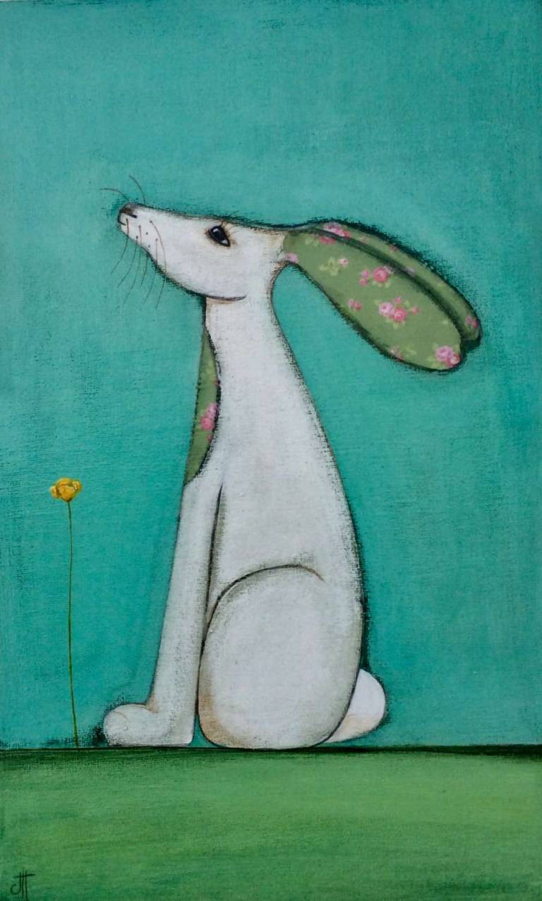 Patchwork Ears (Buttercup) (SOLD) - Jackie Henderson 