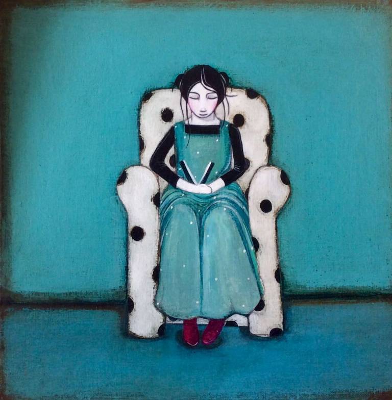 The Book Lover (SOLD) - Jackie Henderson 