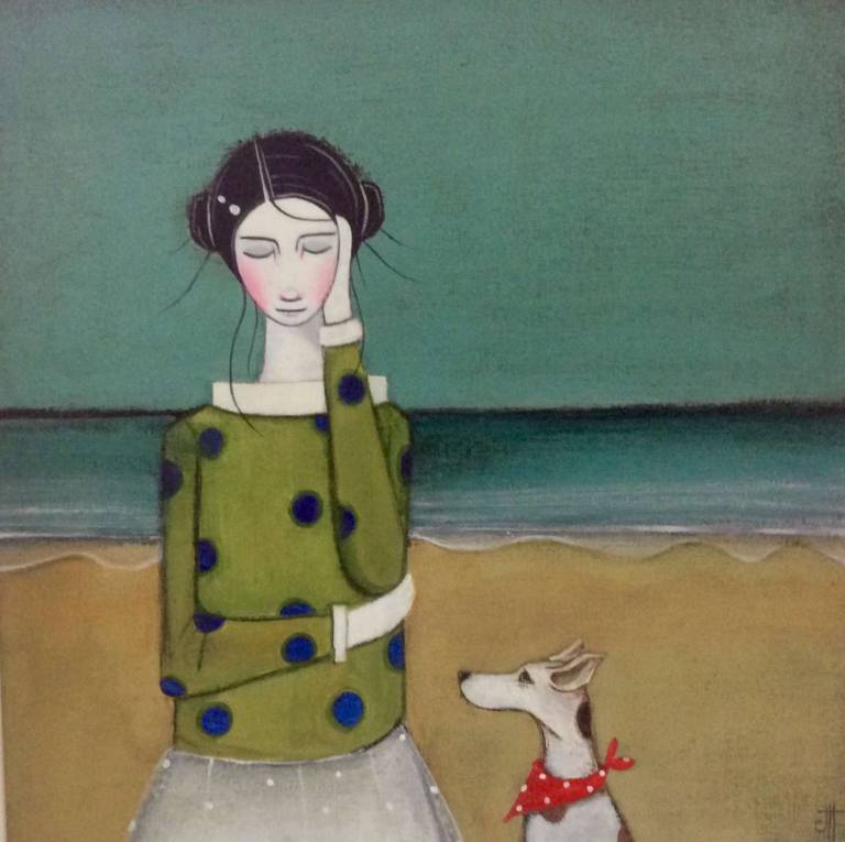 Living By The Sea With Bella (SOLD) - Jackie Henderson 