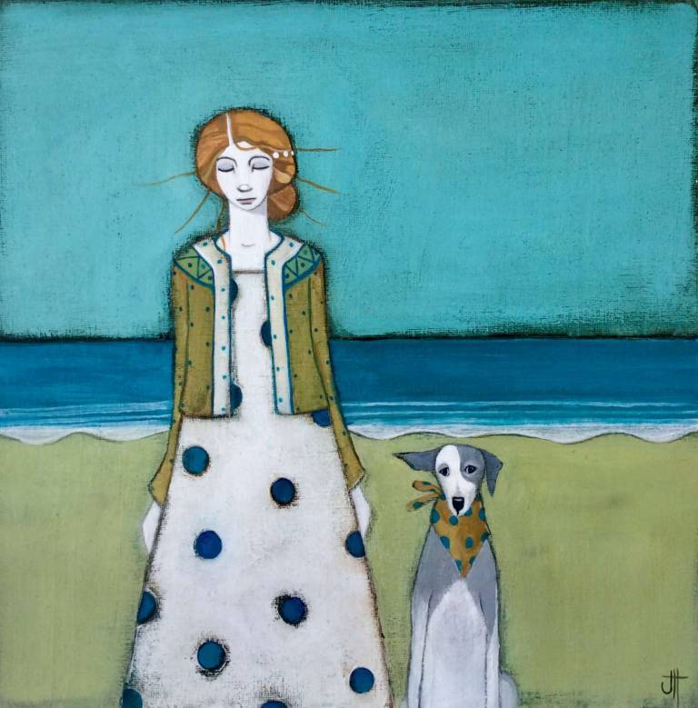 Living By The Sea With Milly (SOLD) - Jackie Henderson 