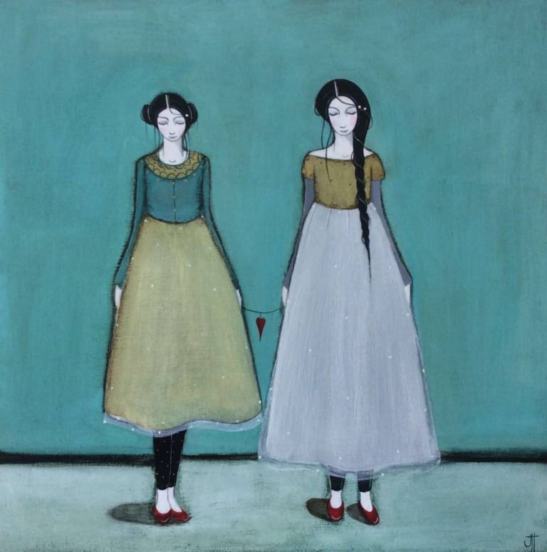 Betty & Doris In Autumn Attire (SOLD) - Jackie Henderson 