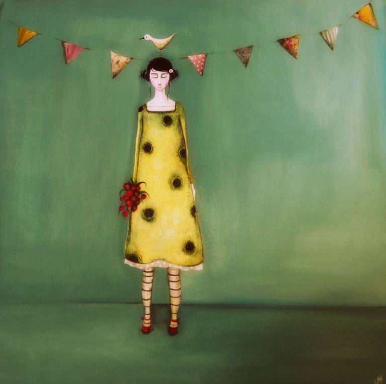 Betty With Bunting - Jackie Henderson 