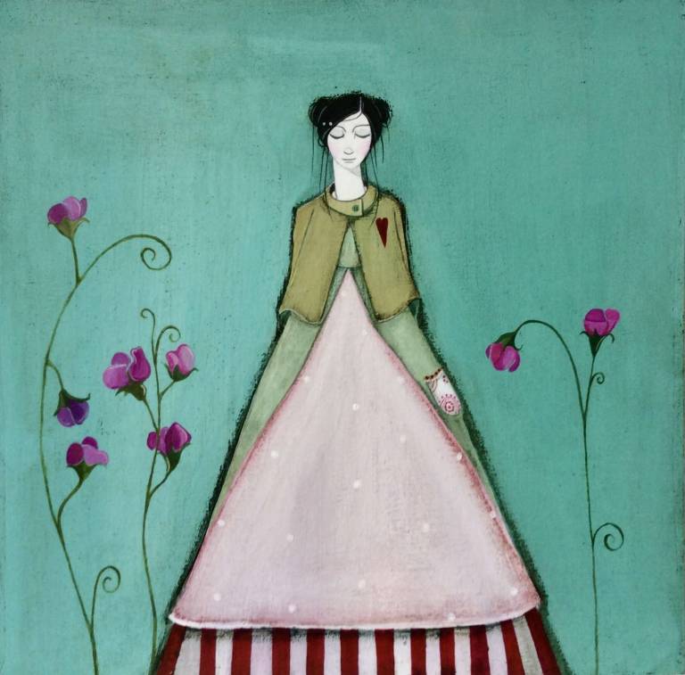 Flower Girl - Sweet Pea (SOLD) - Jackie Henderson 