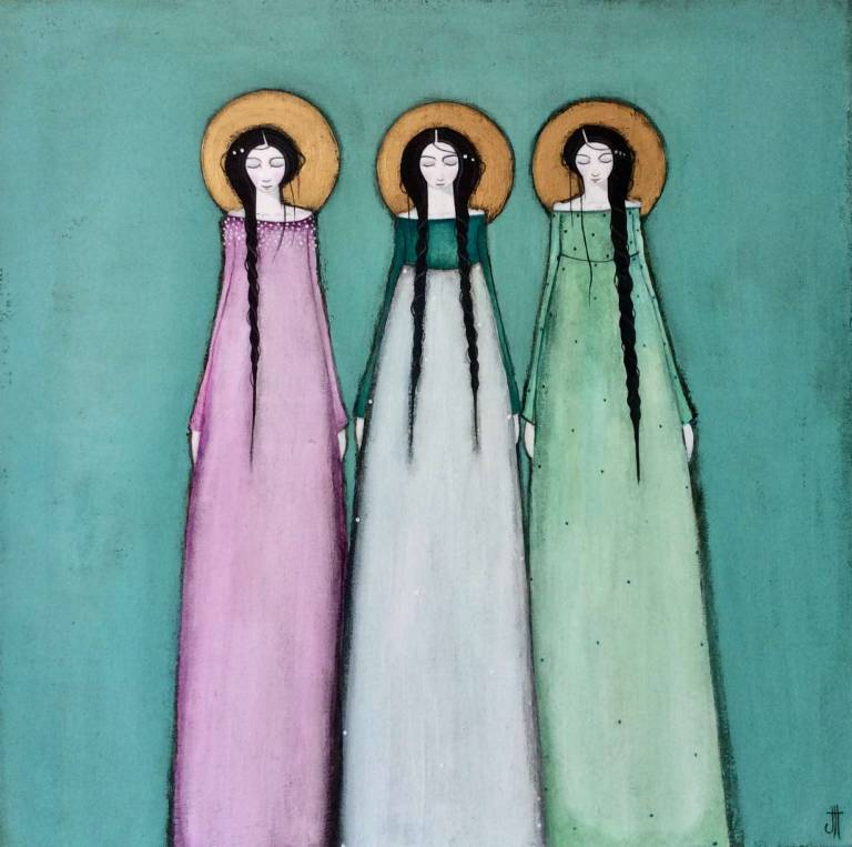 The Three Girls (SOLD) - Jackie Henderson 