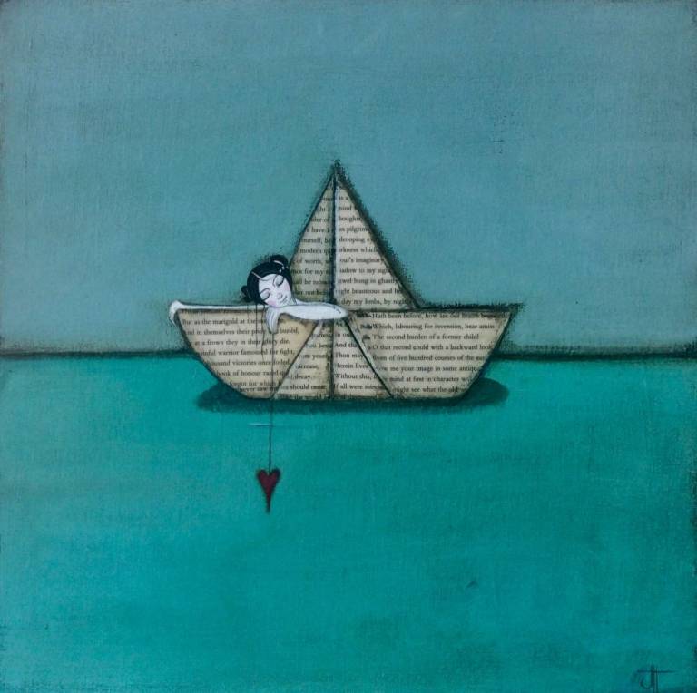 Floating Away In A Paper Boat - Jackie Henderson 