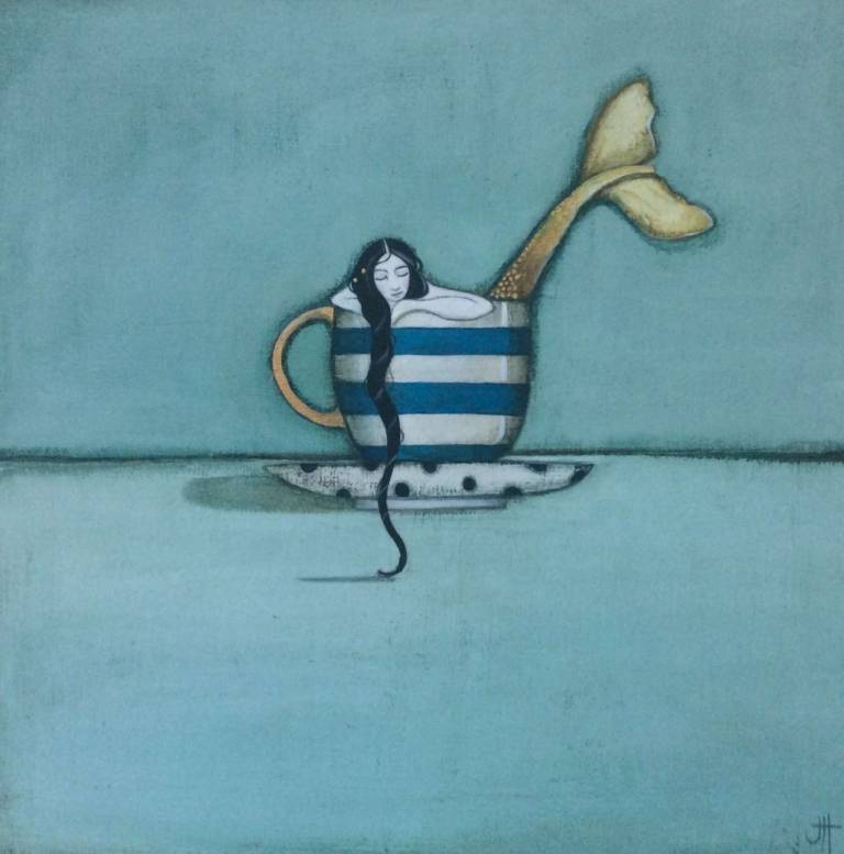 Mermaid In A Tea Cup I - Jackie Henderson 