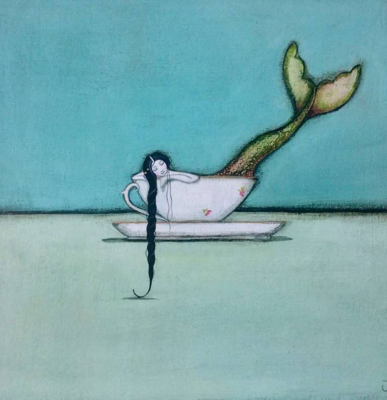Mermaid In A Tea Cup II - Jackie Henderson 