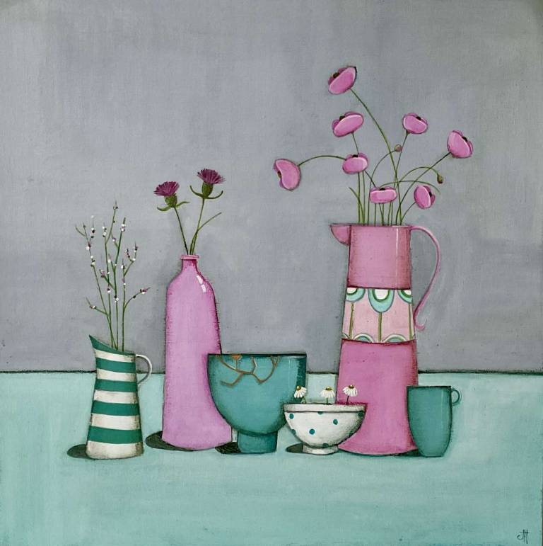 Still Life With Broken Bowl (SOLD) - Jackie Henderson 