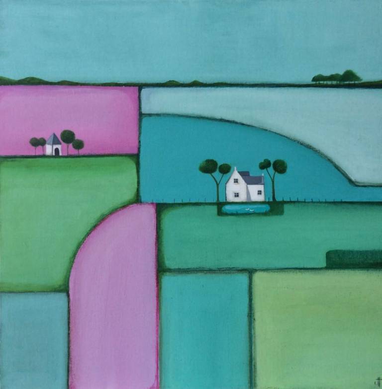 A Patchwork Of Fields (The Duck Pond) - Jackie Henderson 