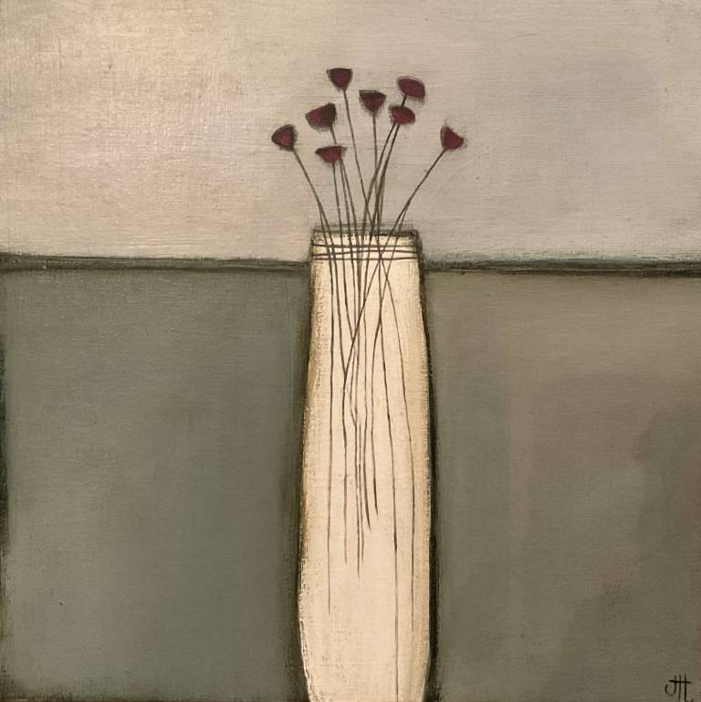 A Vase Of Tall Flowers - Jackie Henderson 