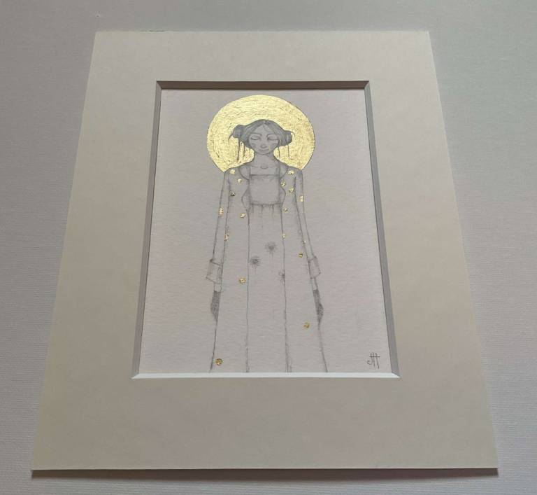 Annie In Gold (I) (mounted) - Jackie Henderson 